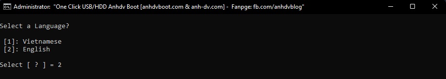 Create USB Boot