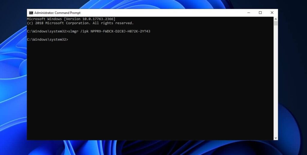 Register key Windows