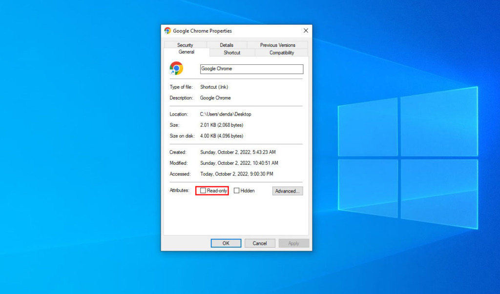 Uncheck Read-only to have edit permissions Uncheck "Read-only" to have editing permissions