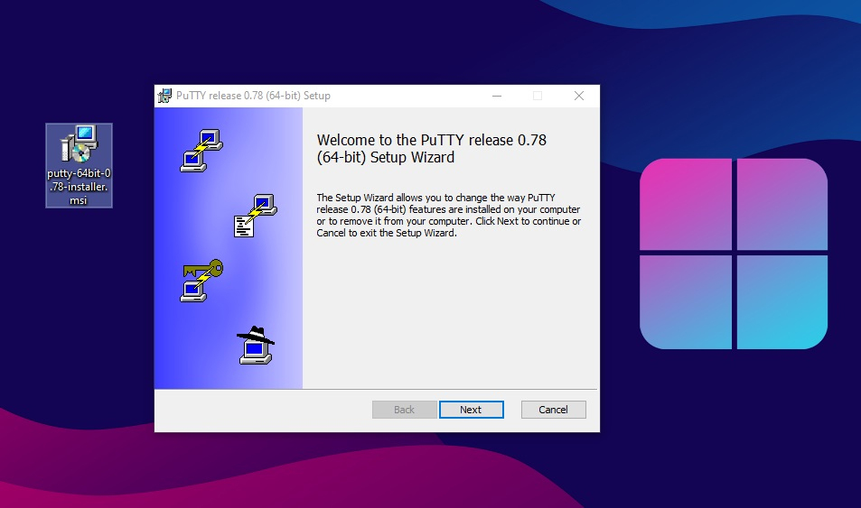 install Putty Tool on your Windows 10, 11 install Putty Tool