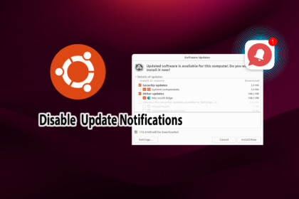 Disable Update Notifications on Ubuntu