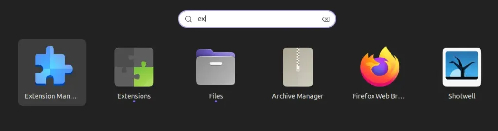 Extension Manager