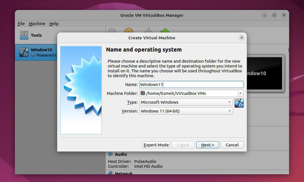 set windows vm name