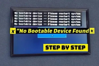 Fix Windows “No Bootable Device Found”